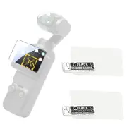 2 Set Anti-oi Tempered Glass Film For DJI Osmo Pocket 3 Protective HD Cover