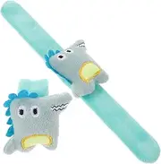 Hohopeti 2pcs Plush Animal Theme Slap Bracelets for Fun Slap Wristbands for Birthday Parties Halloween and More Easy to Use Lightweight Party Favors