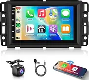 2G+64G Car Stereo Radio for Chevy Silverado GMC Sierra Yukon, 7 Inch Android 13 Head Unit Radio Replacement with Wireless CarPlay/Android Auto GPS Navigation WiFi HD Backup Camera