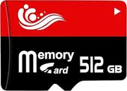 512GB SD Card TF Card 512GB SD Card Waterproof Memory Card Compatible with Cars, Phone, Action Camera, Tablet, Drone