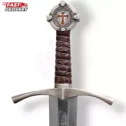 Accolade Knights Templar Sword | Handmade Medieval Knight Sword with Scabbard