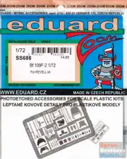 EDUSS686 1:72 Eduard Color Zoom PE - Bf 109F-2 (REV kit)