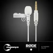Rode Lavalier GO Professional-Grade Wearable Microphone (White)