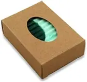 50 CYP Kraft Oval Window Soap Box - Homemade Soap Packaging - Soap Making Supplies - 100% Recycled Materials - Made in USA! 50 Pack