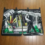 Retro Noren Curtain – Colorful Tokyo Cityscape Design City Pop 80s 90s Japan New