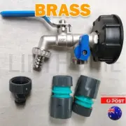 IBC Tank Adapter S60X6 Brass Garden Tap To 1/2" Hose Outlets Fitting Tool AU-B