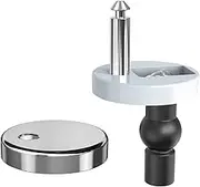 Soft Close Toilet Seat Hinges, Universal Top Fittings, Stainless Steel, Modern, Oval