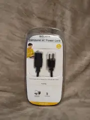 Belkin F3A104-06-MOD 6 FT Six Foot Computer AC Power Cord cable New 3 Prong