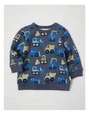 [Sprout] Essential Construction Sweat Top in Blue