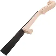 ERINGOGO Violin Neck Head Fingerboard Replacement: 4/4 Size Unfinished Violin Fretboard Replacement - Instrument Parts for Stage Performances and Personal Practice
