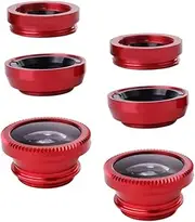 CHICAMPERA 2sets Multipurpose Smartphone Lens Fisheye Wide Angle Macro Lenses for Flower Landscape Photography Compatible All Mobile Devices Your Photography Skills