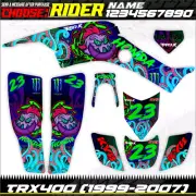Compatible honda TRX400EX 400EX 1999-2007 Kit Graphics Custom Decals Sticker ATV
