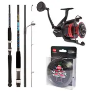 Ugly Stik and Penn Rock and Surf Fishing Set