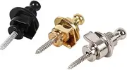 AKOOSY Guitar Strap Locks 6pcs Metal Bass Guitar Strap Blocks Easy Install Guitar Accessories