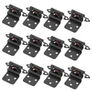 8 Pairs Cabinet Hinges, 3/8 Inch Inset Kitchen Cabinet Hinges, Semi-Concealed