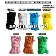 GRATEFUL DEAD OVAL SB DUNK COMPATIBLE REPLACEMENT SHOELACES LOW PACK LACES NEW