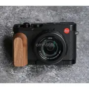 Wood Handle Grip L Plate Holder Mount Quick Release Base for Leica D-LUX8 Camera