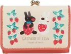 Gaspard and Lisa Tri-fold Crasp Wallet Pink Strawberry Japan Limited Original