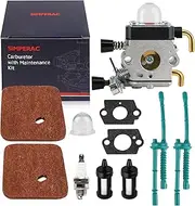 SIMPERAC FS 55R Carburetor for STIHL FS38 FS55 FS55R FS45 FS46 FS45L FS45C FS46C FS55C FS55RC HL45 String Trimmer Weed Eater C1Q-S97 for Stihl KM55 KM55R KM55RC kombi motor