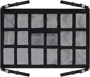 Car Roof Net | Car Ceiling Cargo Net Pocket,Secure Pocket Strengthen Load-Bearing Mesh for Vehicle Interior Automotive Pickup Truck Camping Road Trip Travel