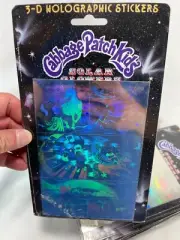 70 Packs 1983 Cabbage Patch Kids 3-D Holographic Solar Glowers Stickers
