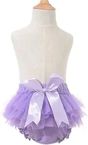 [BESPORTBLE] Girls Tutu Skirt Flower Headband Newborn Birthday Dress Accessory Satin Elastic Size l