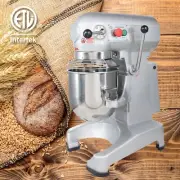 Clivia 10 Qt Dough Food Mixer 3 Speed Gear Driven Pizza Bakery Machine 400W