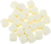 Generic 25pcs D6 Blank Dice Cubes for Party Games Supplies, Beige, 16mm