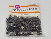 Bulk Vintage Zims Brown Koala Bear Eyes 7mm Plastic Safety Amigurumi Craft Doll