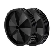 Bike Training Wheels, 1 Pair Bicycle Assist Wheels for Girls Bike, Black