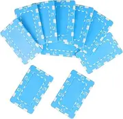 Gogogmee Professional Poker Chip Set 10pcs Plastic Chips No-Value Mahjong Game Coins Smooth Edges for Gaming