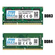 DDR3 DDR4 Memory 4GB 8G 16G SODIMM Laptop RAM 1333 1600 2133 2400 2666 3200 MHz