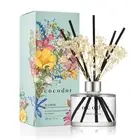 COCODOR Flower Reed Diffuser Set / 6.7oz / White Jasmine/Scent Diffuser with ...