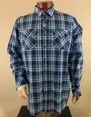 5.11 TACTICAL Men's Gunner Long Sleeve Plaid Snap Front Shirt Size XL NWT