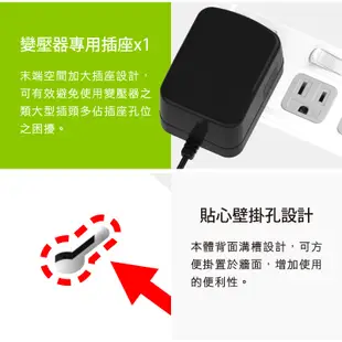 QPower 太超值 6切6座3P延長線-萊姆色(TS-366B-G)