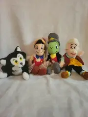 Disney Store plush doll Pinocchio set of 4