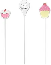NILLOS Cake Tester Needles, 3 PCS Reusable Plastic and Stainless Steel Cake Decorating Kits for Kitchen, Home, Making Cakes (3 Styles)
