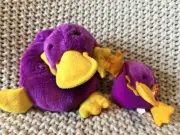Ty Beanie Buddy/Beanie Baby Patti the Platypus Lot, Baby MWMTs Buddy Damaged Tag