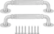 Stainless Steel Cabinet Handles,Kitchen Cabinet Door Handles Pull,Hardware Furniture Drawer Pulls with Screws for Kitchen Wardrobe Drawer Cabinet Closet Cupboard
