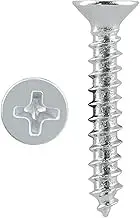 Romak 071190 Countersunk Head Phillips Drive Timber Screw, Stainless Steel Finish, 8G x 25 mm Size