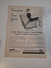 Rockwell Standard Corporation 1961 Print Ad 8x11 Vintage