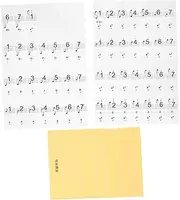 TOYANDONA Piano Keyboard Stickers 88 Key Decal Set for Beginners Sticker for Piano No Fading Piano Accessory
