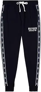 [Tommy Hilfiger] Men Size M French Terry Pyjama Sleepwear Cuffed Jogger Pants Navy