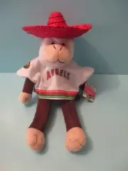 LA Angels Rally Monkey Plush Cinco De Mayo Stadium Meguiars MINT