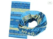 Sigma Delta Tau Wide Head Buff Scarf Bandana Neckerchief LICENSED, RETRO