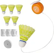 Badminton Rebound Trainer, Study Badminton Trainer, Badminton Single-Player Rebound Trainer, Portable Badminton Trainer, Badminton Training Device(No Rackets)