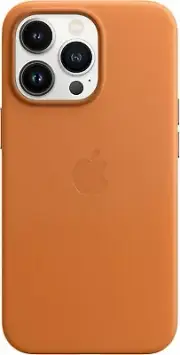 Apple iPhone 13 Leather Case with MagSafe Golden Brown