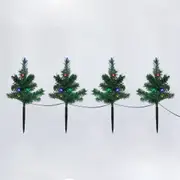 Set of 4 Christmas Tree Path Light