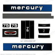 Fits Mercury 1978 7.5HP Outboard Engine Decals