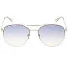 Calvin Klein Navy Gradient Lens Gold Sunglasses